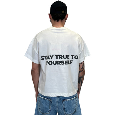 STAY TRUE TO YOURSELF - T-SHIRT CROPFIT