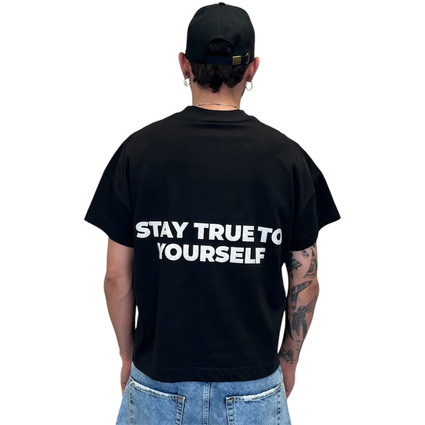 STAY TRUE TO YOURSELF - T-SHIRT CROPFIT