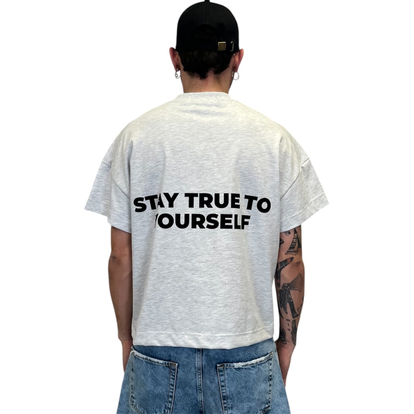 STAY TRUE TO YOURSELF - T-SHIRT CROPFIT