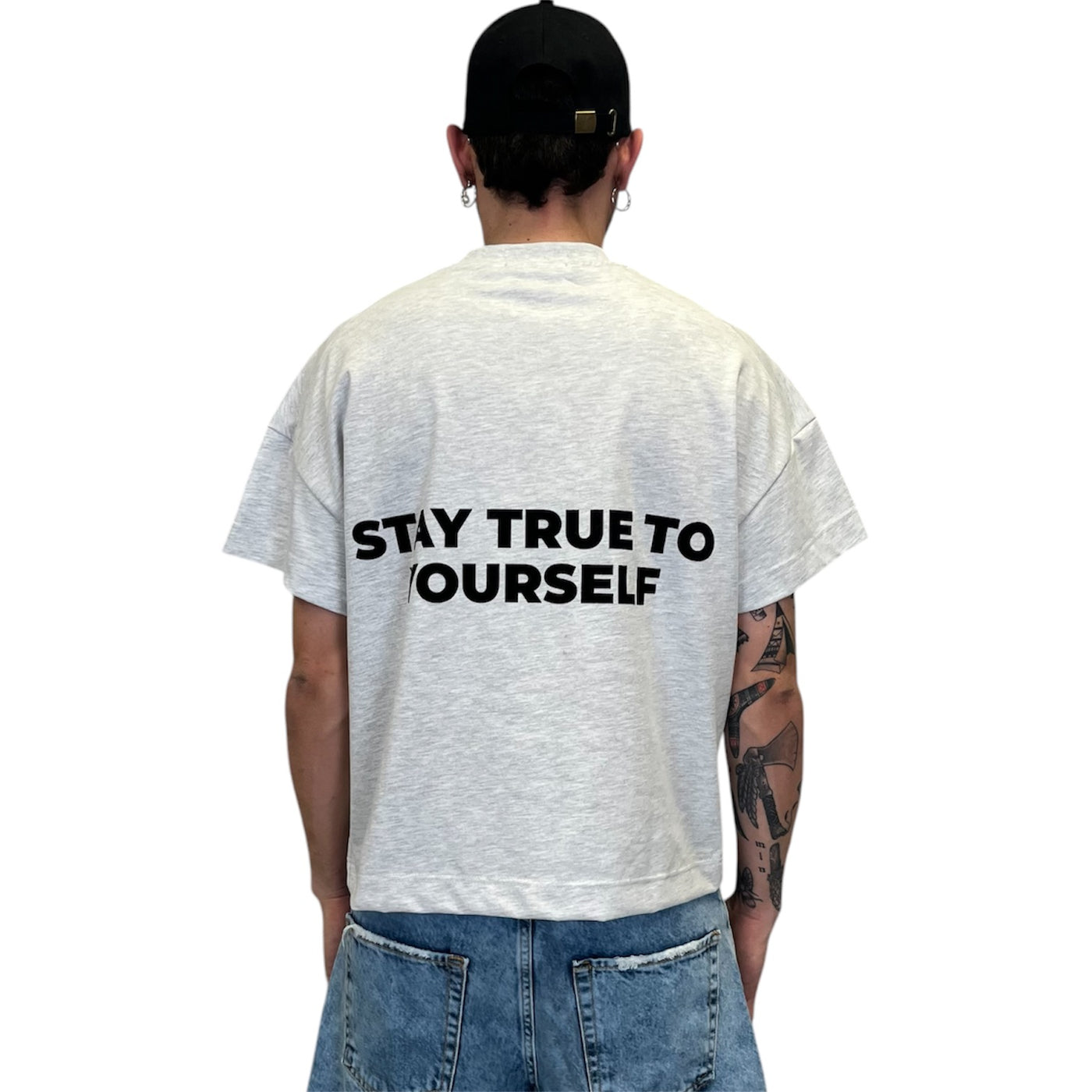 STAY TRUE TO YOURSELF - T-SHIRT CROPFIT