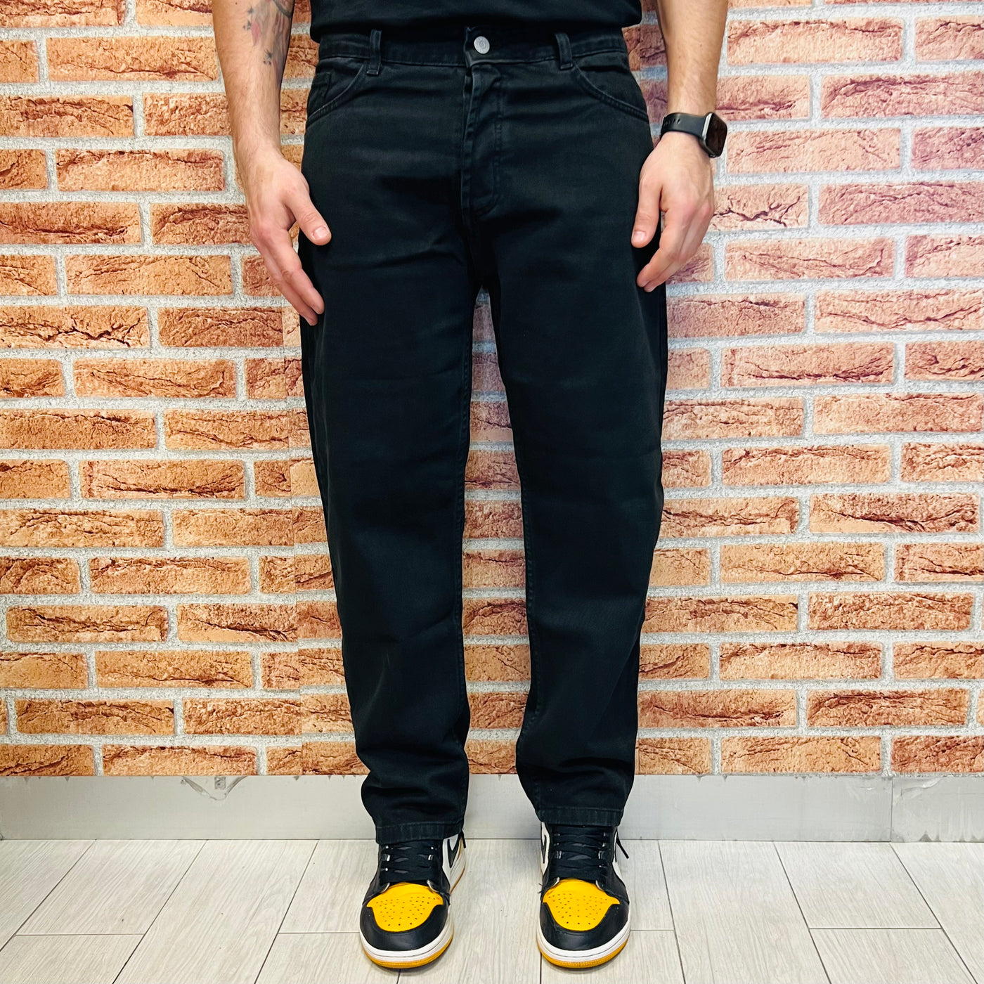 JEANS BAGGY NERO